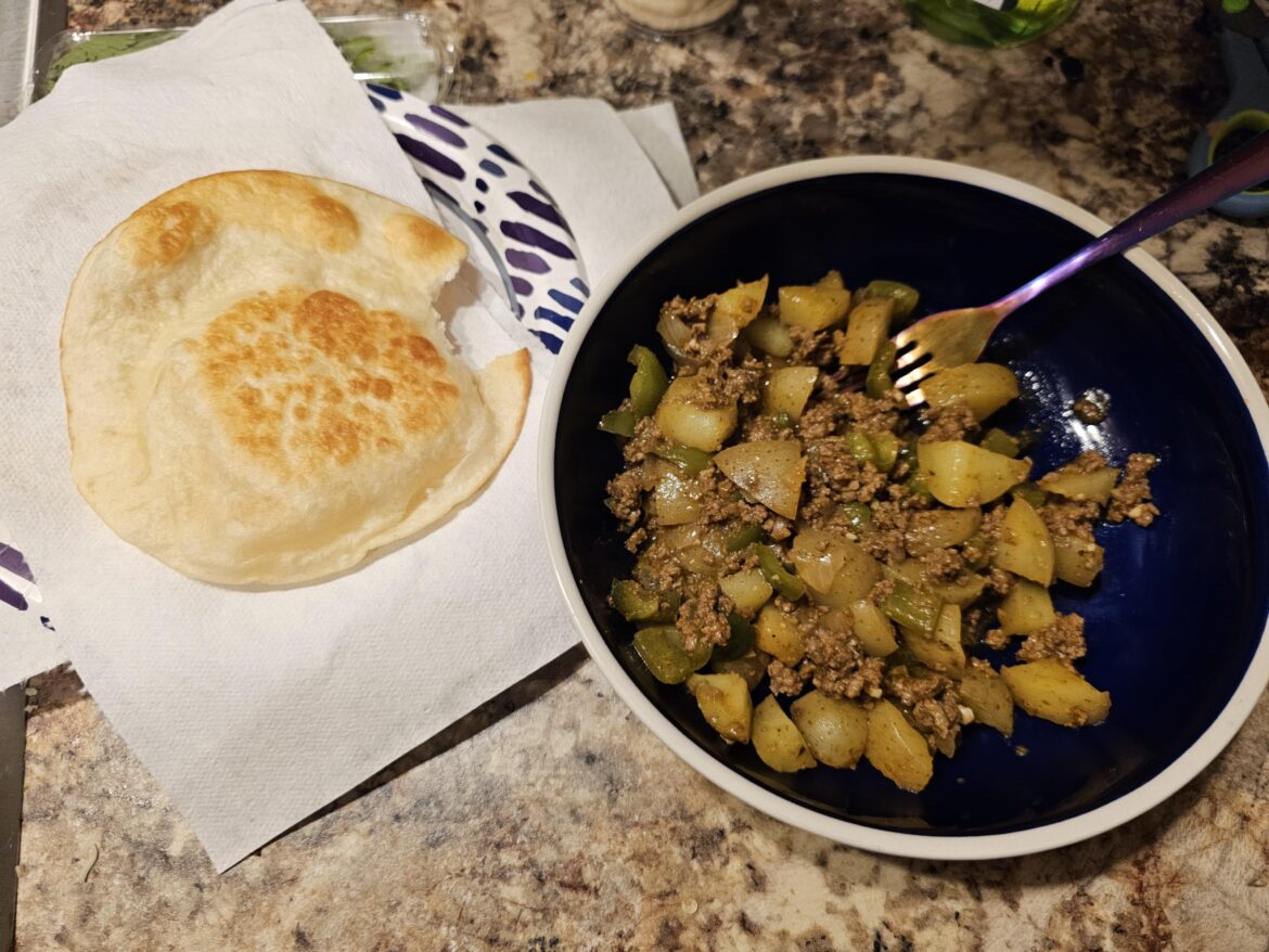 Beef picadillo de papa