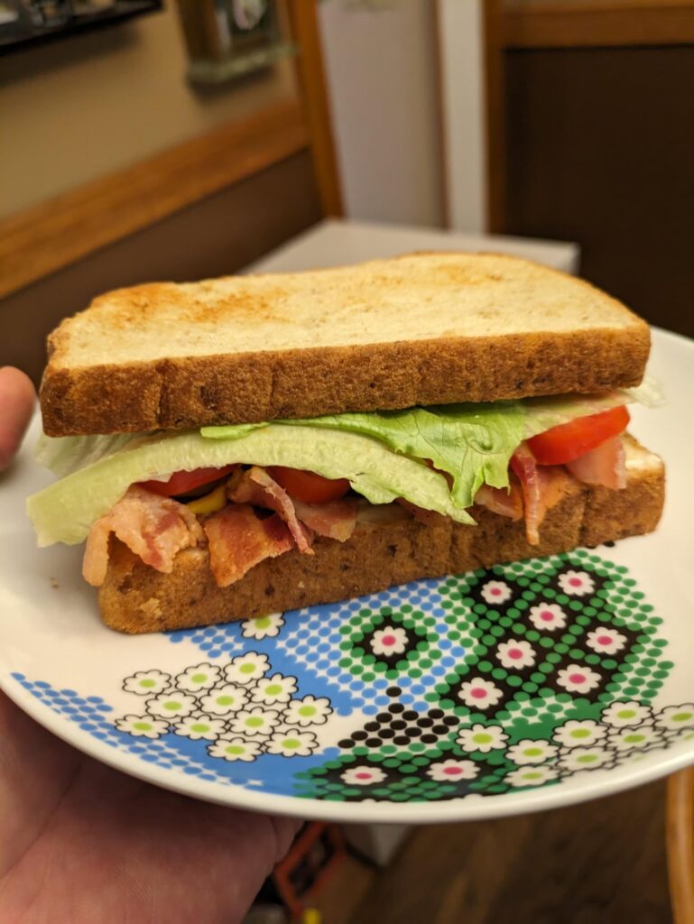 BLT for lunch today