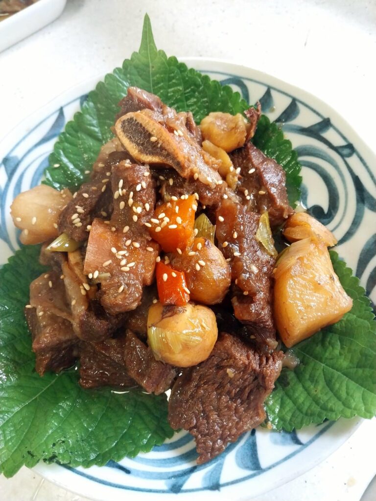 Steamed beef rib ㅡHappy Chuseok !