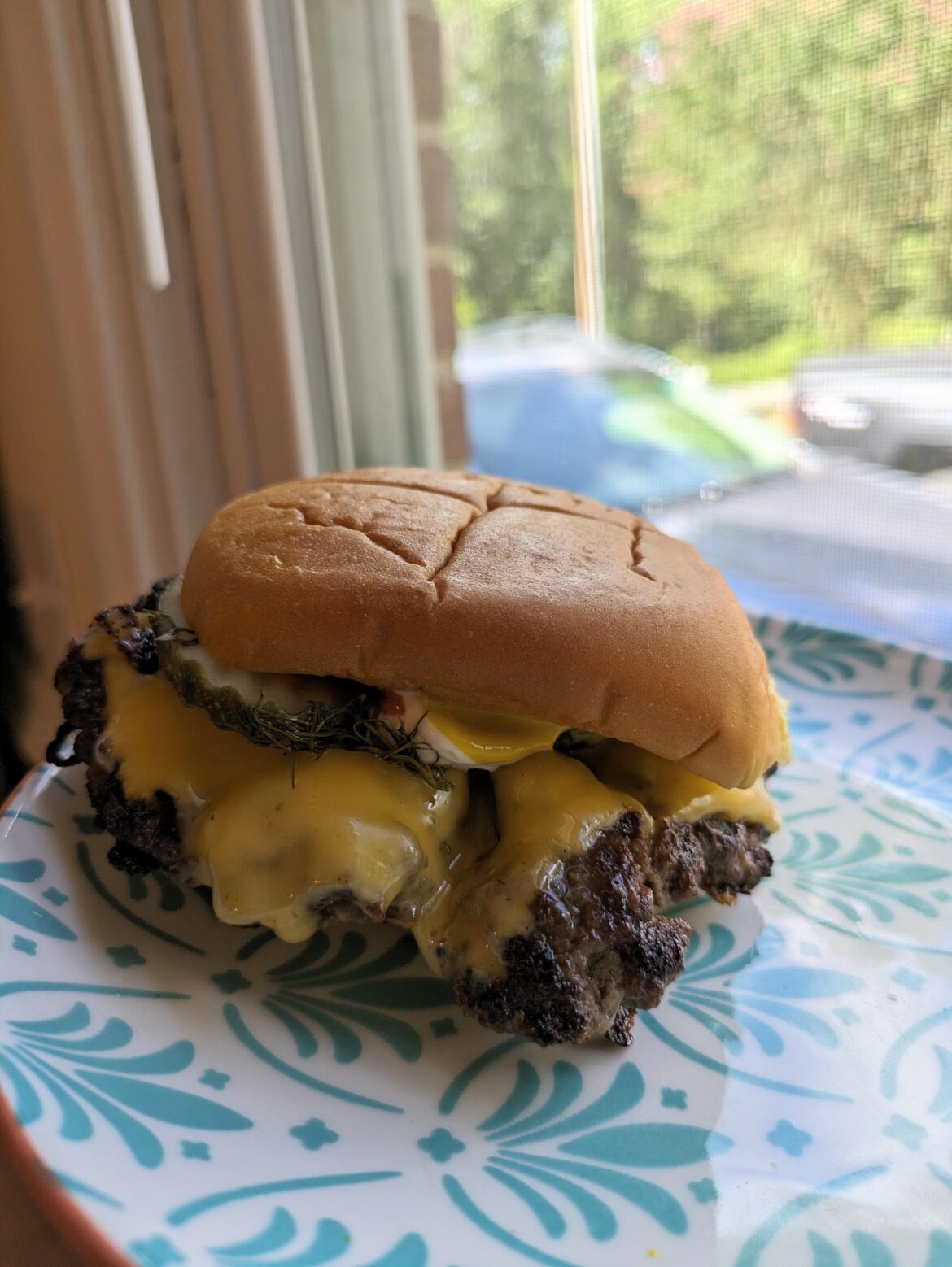 Lil lunch time burger action