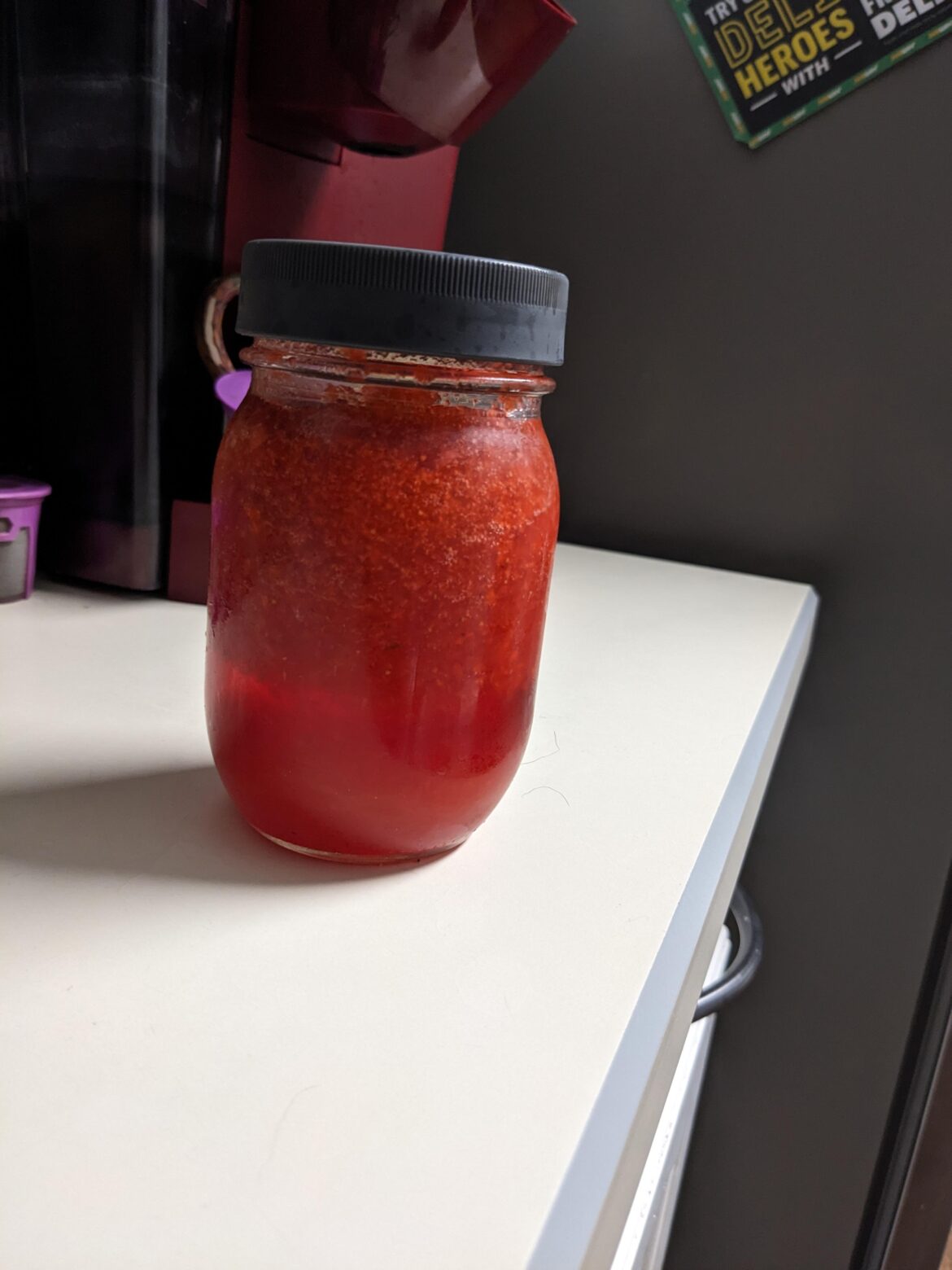 Freezer jam mishap Freezer jam mishap