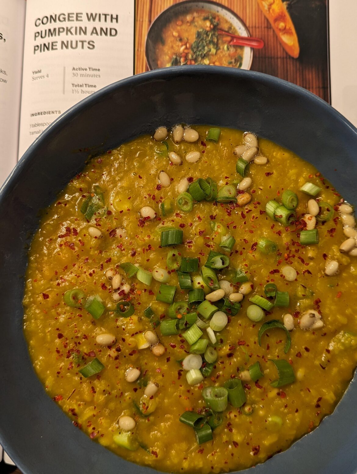 The Wok Weekly #69: Congee w/ Pumpkin and Pine Nuts