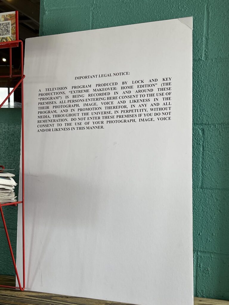 extreme makeover: home edition visiting franklin bbq today — no one does it better than aaron