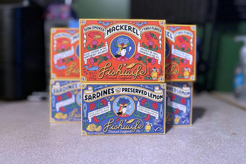 Restocked some of my favorite dines and grabbed some mackerel while I was at it.