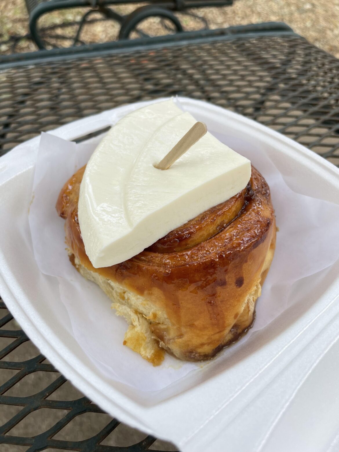 A golfeado from Cachi Factory Artisan Bakery off Anderson Mill