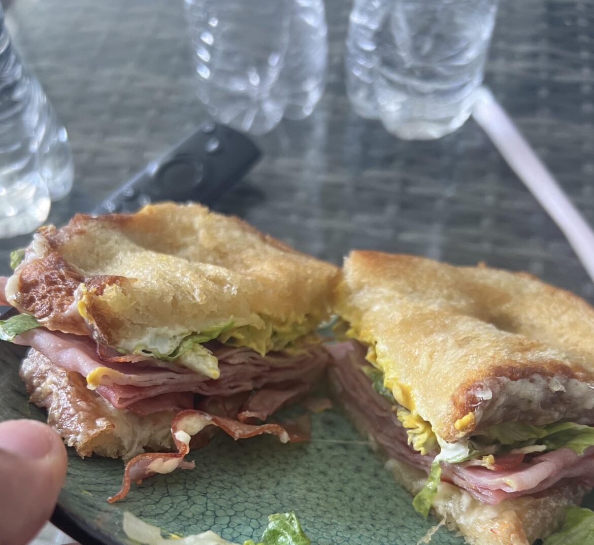 A little lunch time ham sam