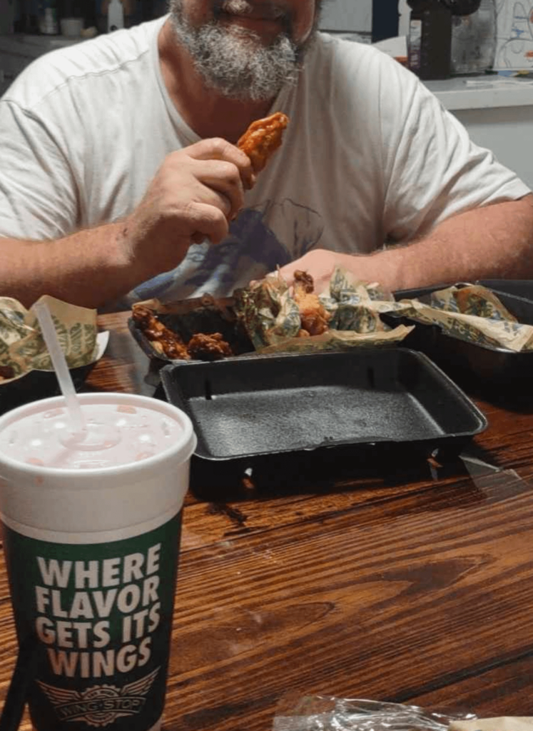 My three favorite Wingstop Flavors: lemon pepper, Mango Habanero and of course ATOMIC!