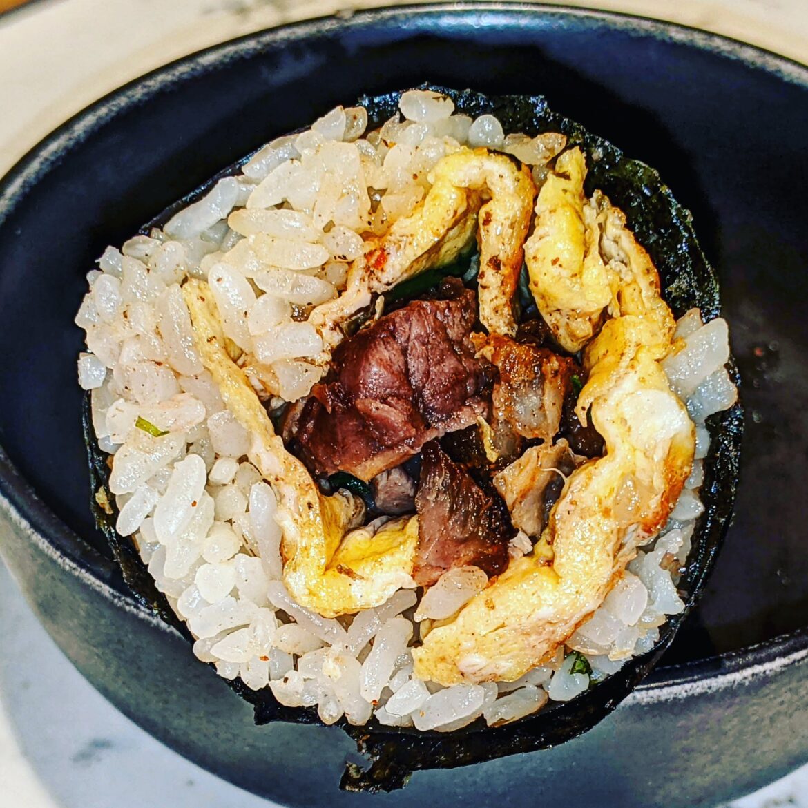 My Filet & Egg Kimbap!