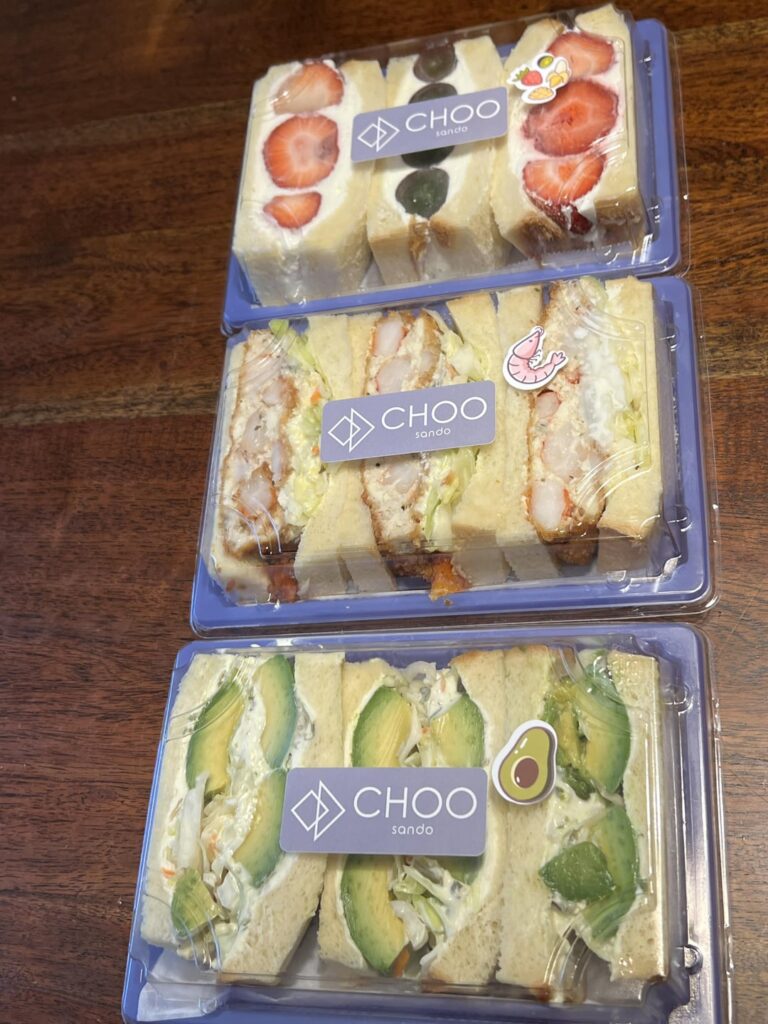 Choo Sando for lunch