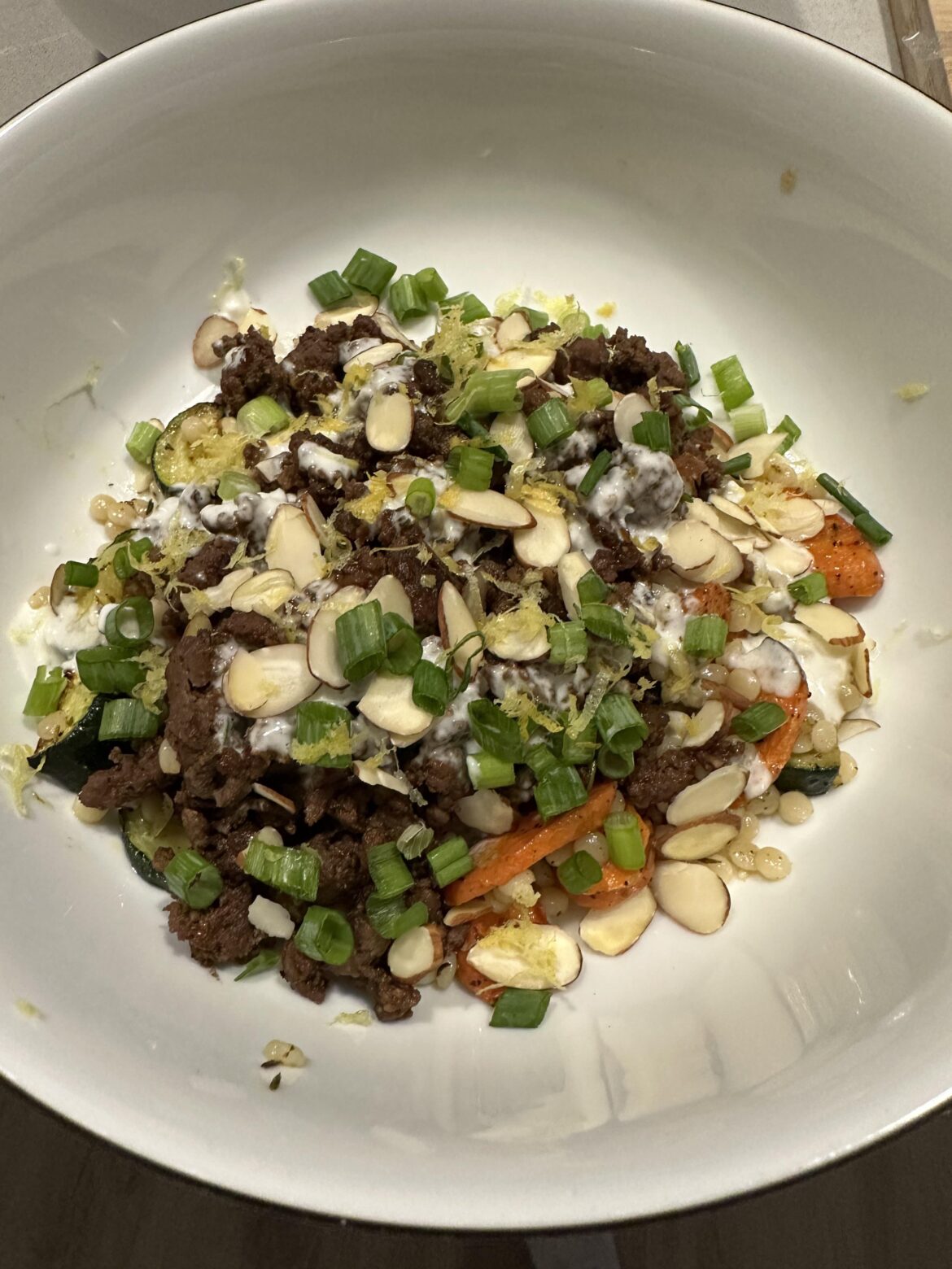 Spice is nice turkey and couscous bowl 8/10