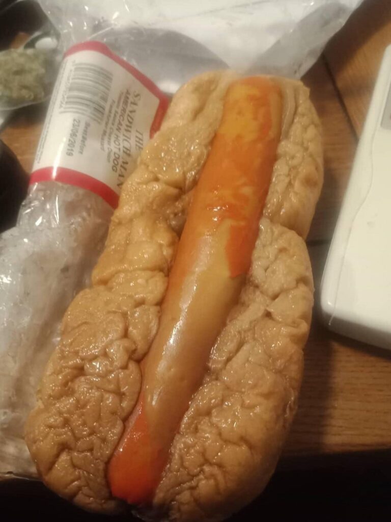 Upsettingly moist gas station hotdog