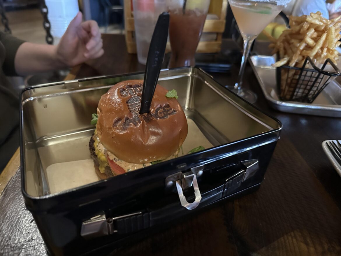To be fair, the burger was tasty