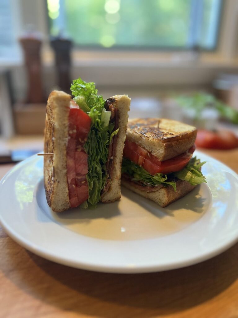 Local BLT: everything sourced from within 20 miles of home.