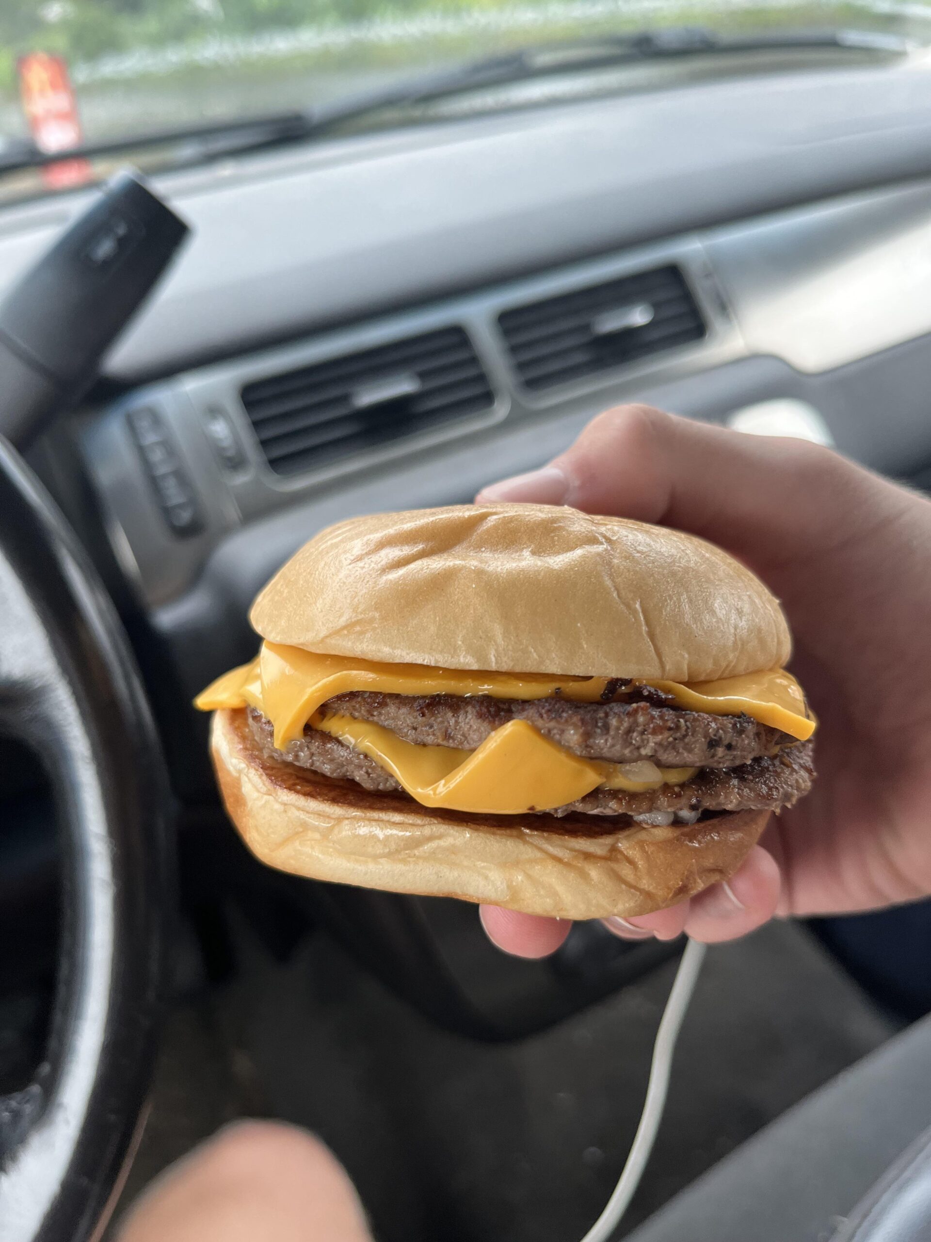 Snagged My 0.50 Double Cheeseburger from that McDonald’s Drive Thru