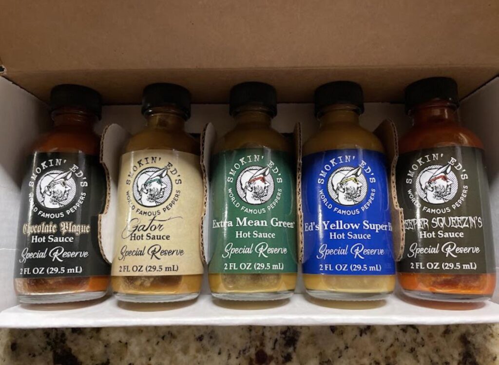 Ed Currie’s reserve superhot sauces are just fantastic