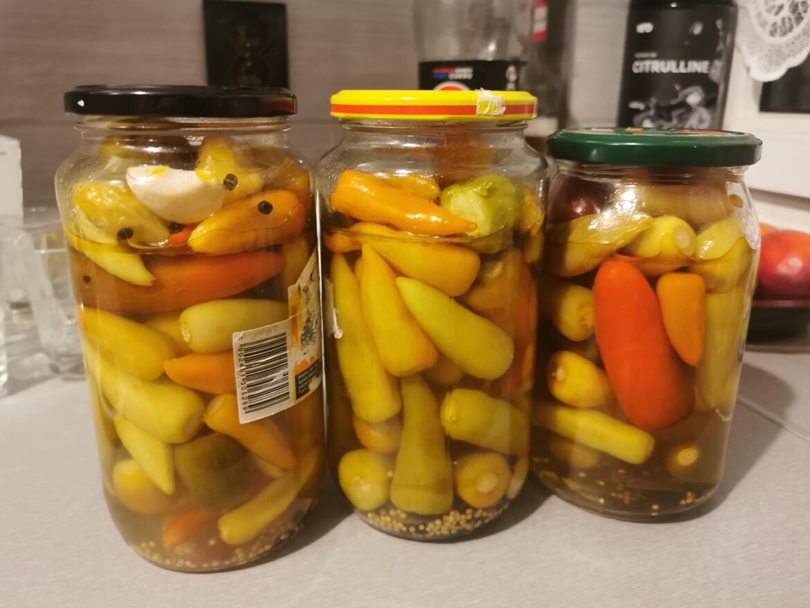 Was gifted 3 jars of peppers, can someone help identify what they are?
