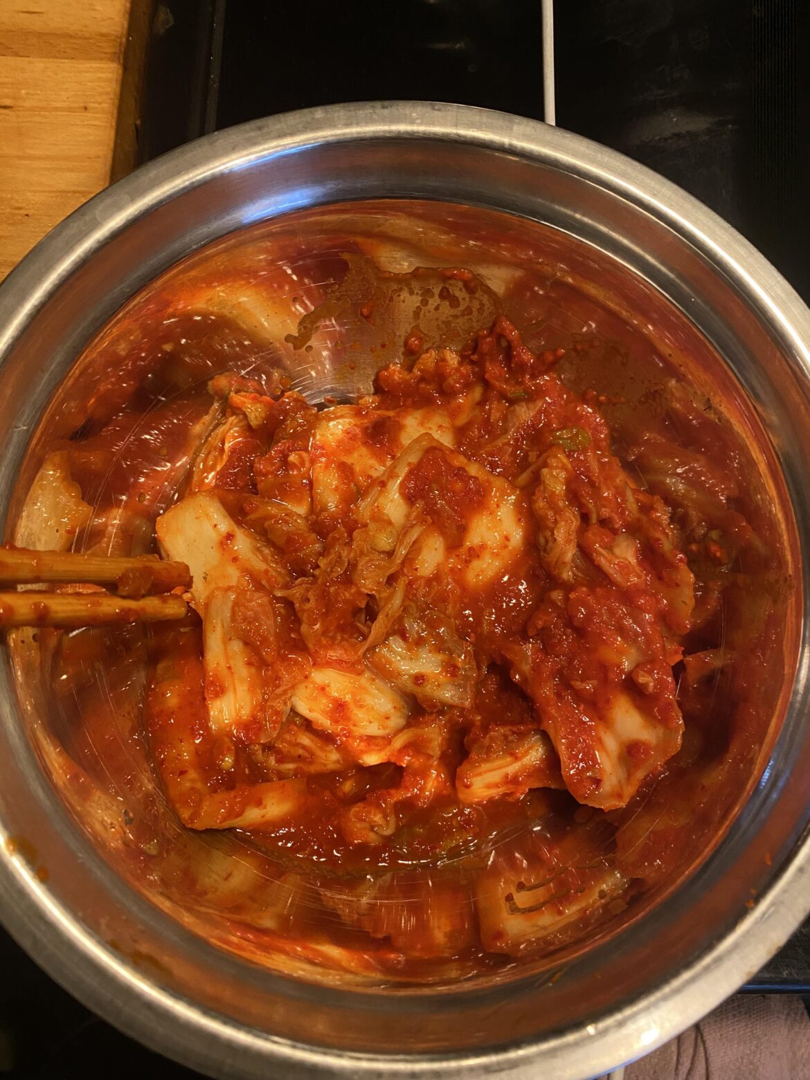 My first ever homemade kimchi 🙈