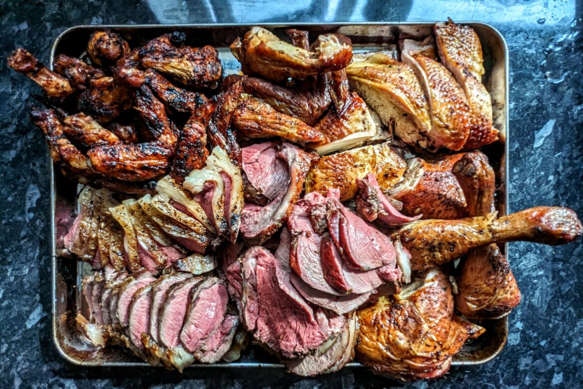 A mixed grill