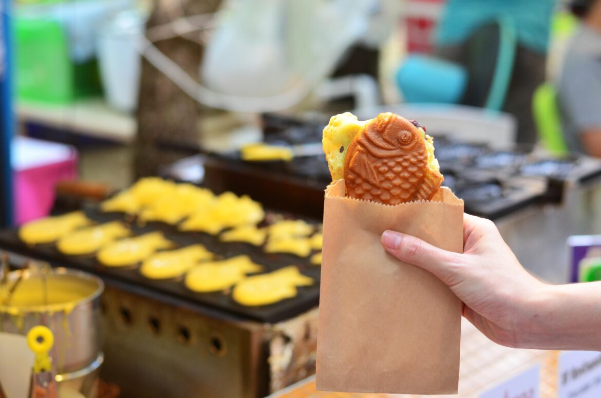 How many of you have tried authentic Japanese Taiyaki with red bean paste filling?