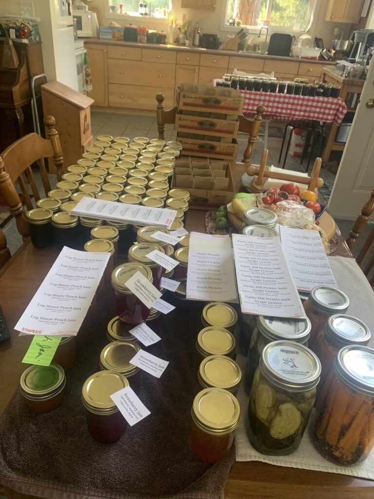 My moms a canning machine