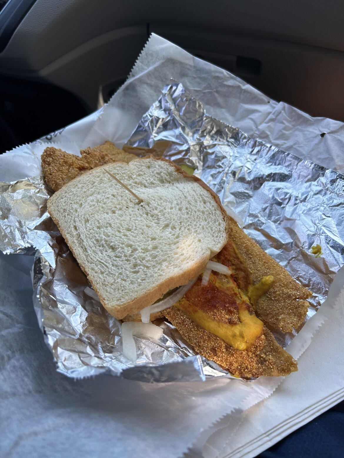 Whiting fish sandwich, Ed’s Fish House, Nashville