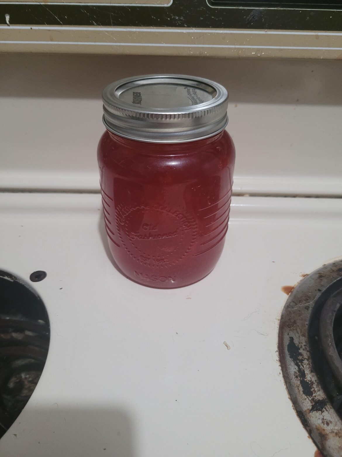 Picked 40lbs of chokecherries this year. Picked 40lbs of chokecherries this year.