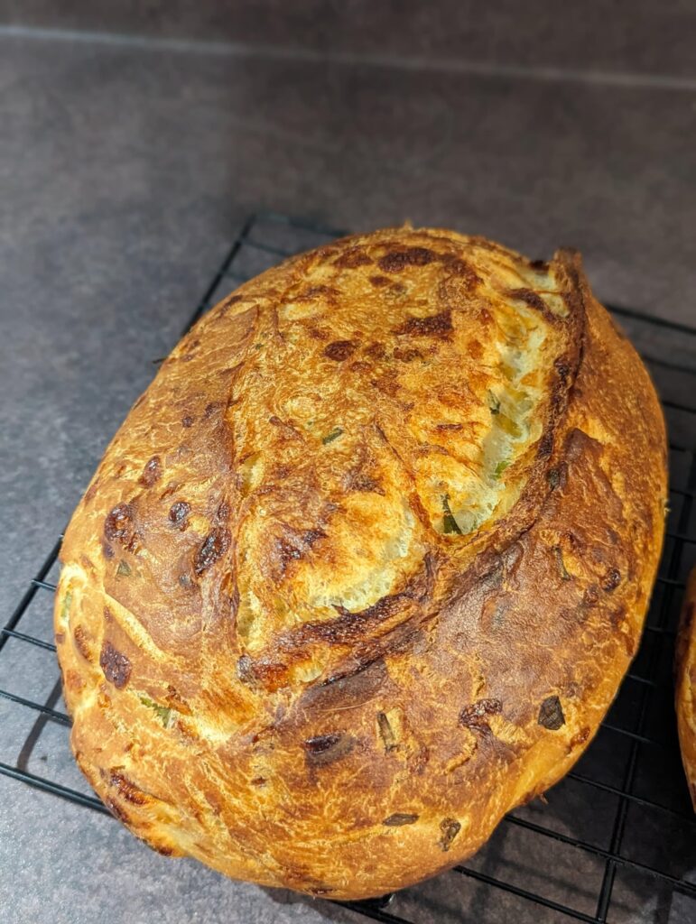 Chive and Cheddar bread