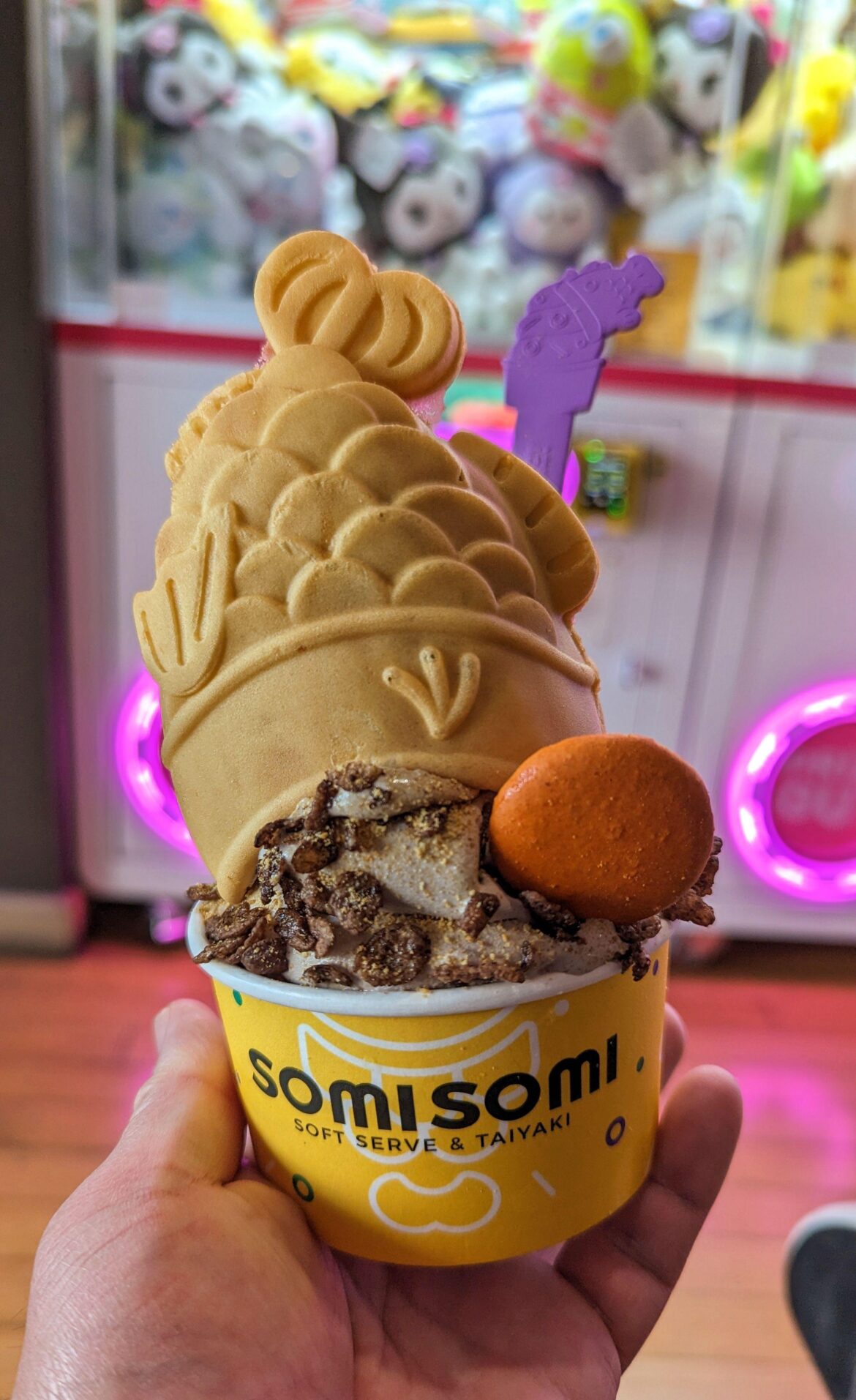 Somi Somi, Koreatown - Soft Serve, Taiyaki, Nutella, Graham Crackers, Cocoa Pebbles ($6.95)