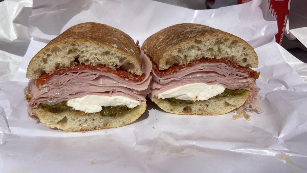 C&C Special from Frank & Louie’s in Rehoboth Beach, Delaware.