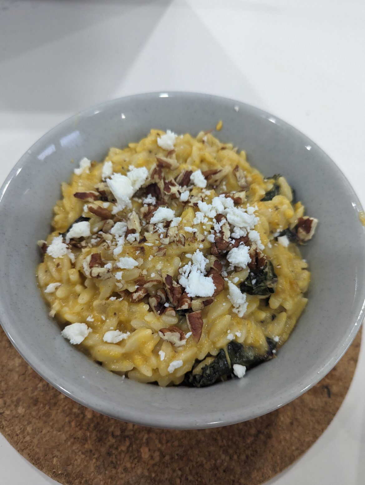 Butternut squash orzo