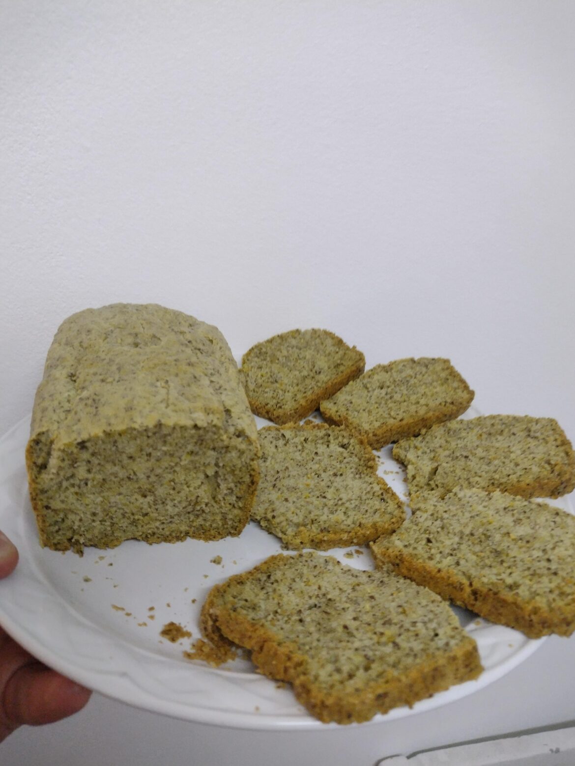 My Humble almond and linen bread with a giant picada.