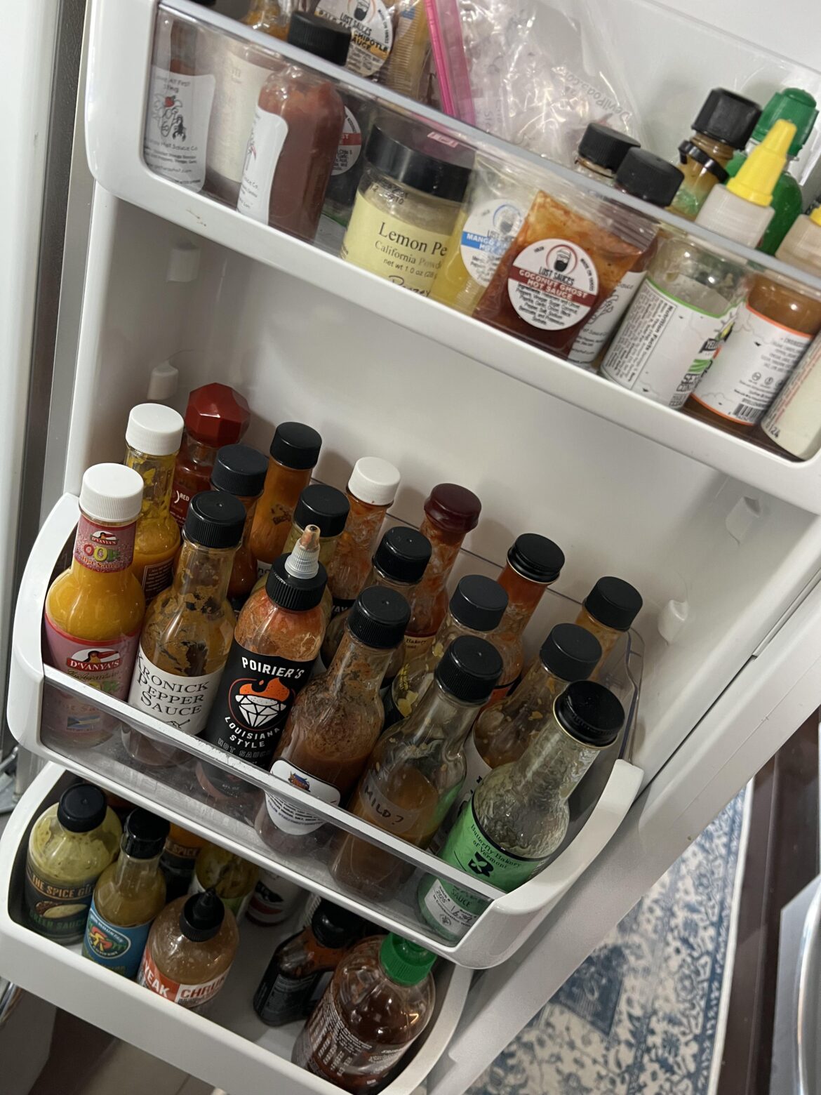 Retrying every sauce in the fridge