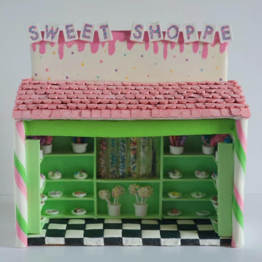 My entry for CookieCon Sugar Show a fully edible 3d Cookie, my Sweet Shoppe. Dining and Cooking