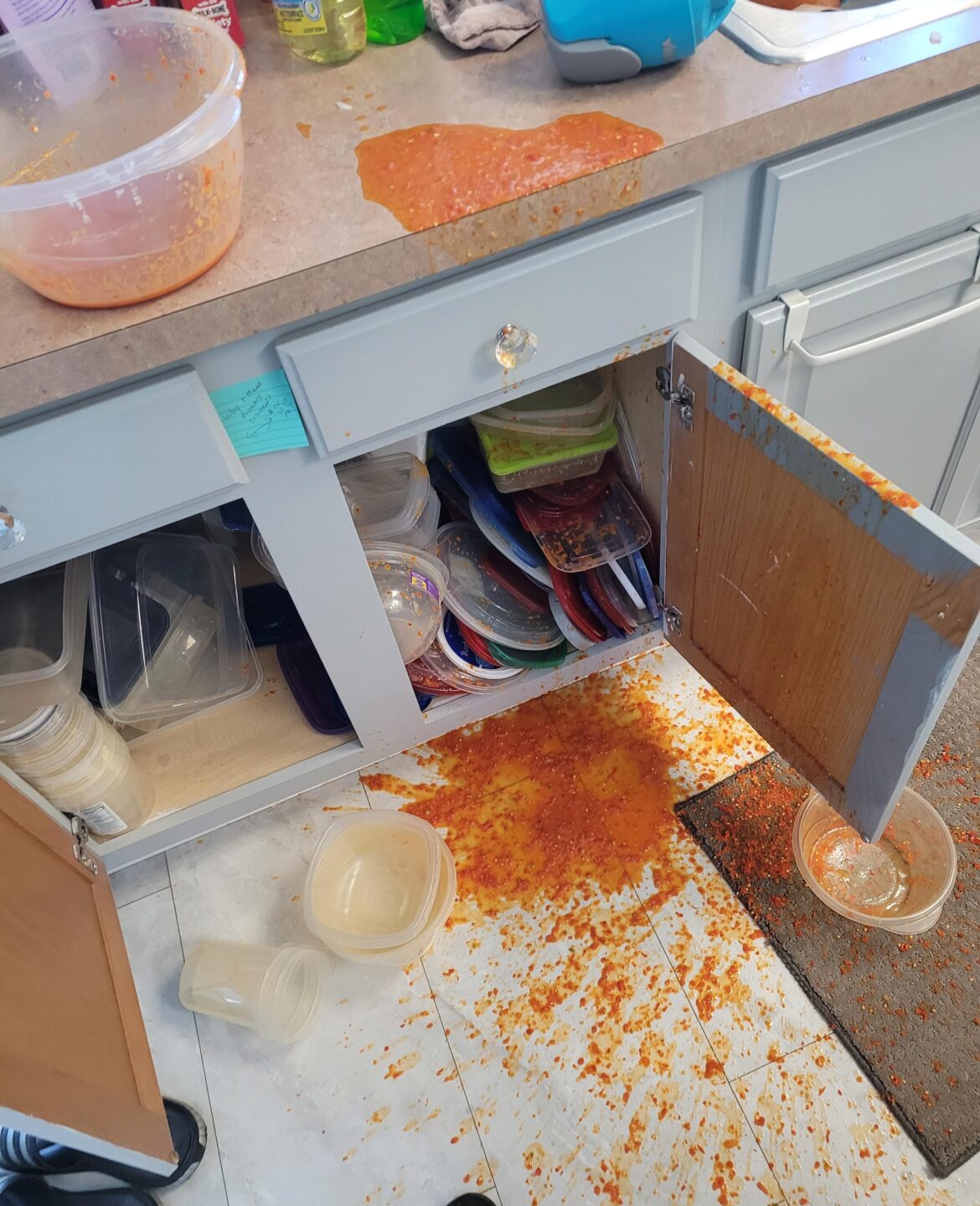 Salsa overboard☹️