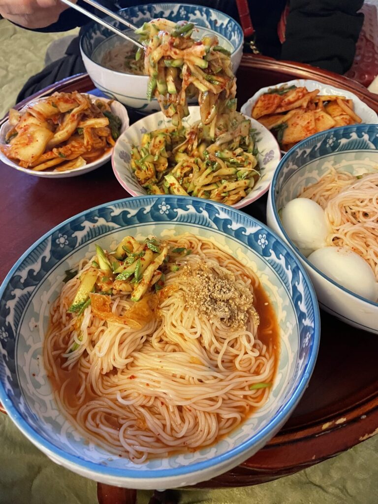 One of the last meals my halmeoni made us. Bibim guksu
