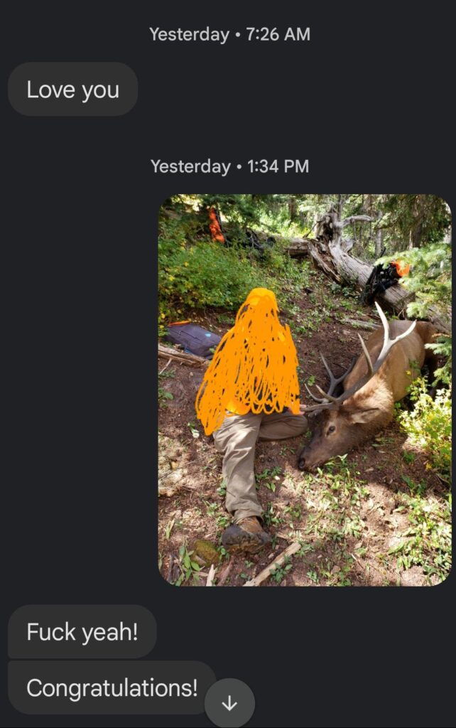 Grateful for a year's worth of smoking meat, and a wife that's the coolest...