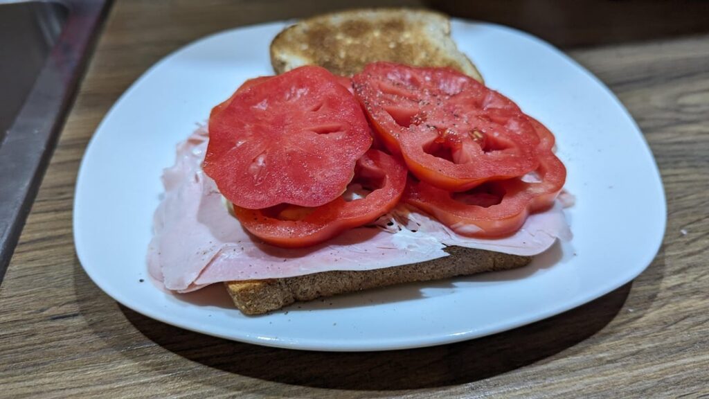 Tomatoes have been coming out late in Quebec this season. FINALLY.