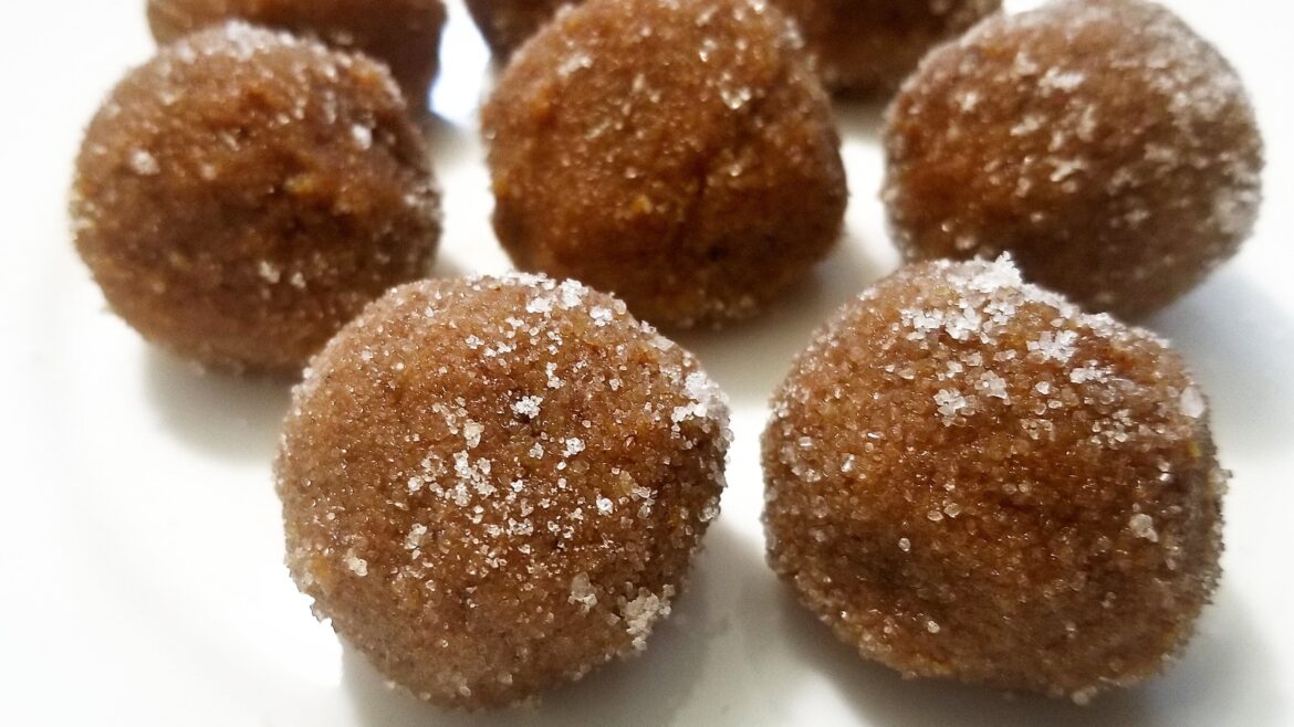 Milk powder sweet balls