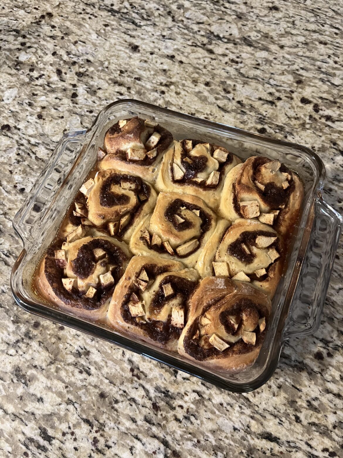 Sourdough cinnamon apple buns Sourdough cinnamon apple buns