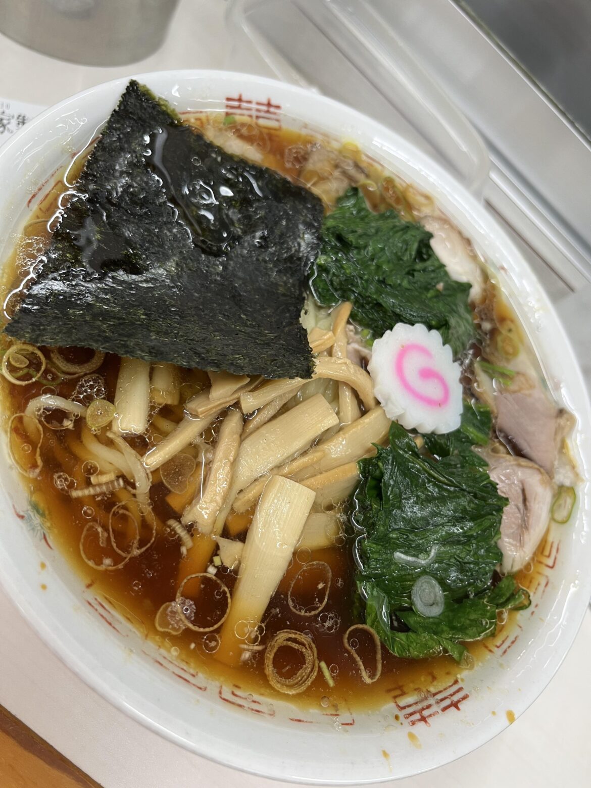 Ginger Shoyu ramen from Aoshima Shokudo in Akihabara this morning