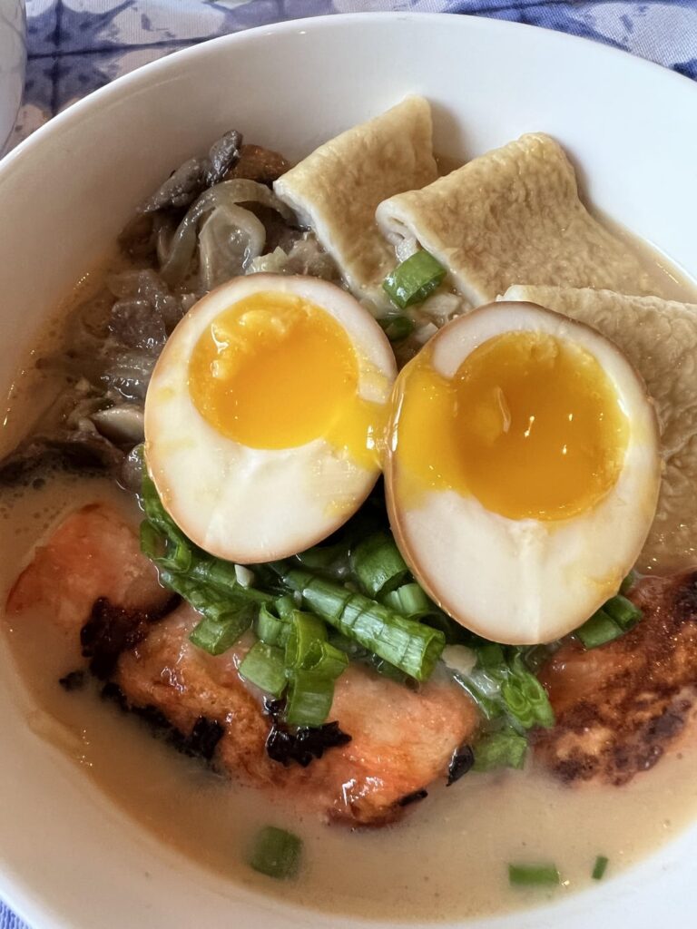 Homemade miso ramen