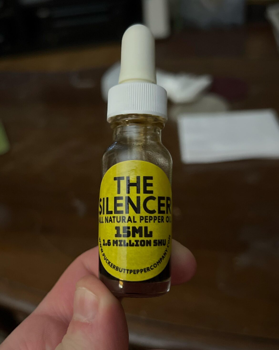 Looking for pepper oil, this is the goal post