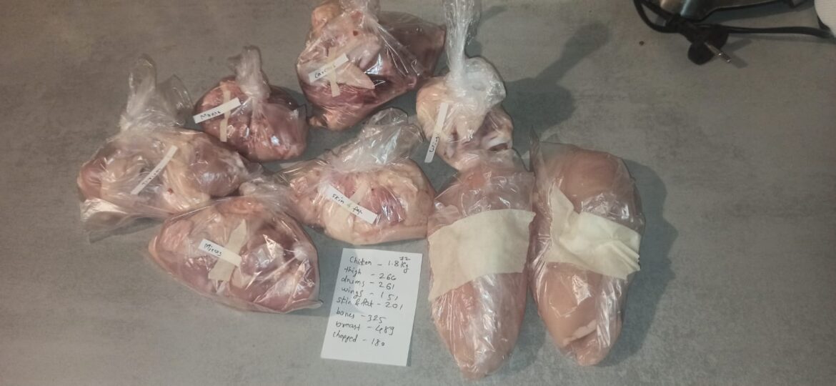 Bought whole chicken!