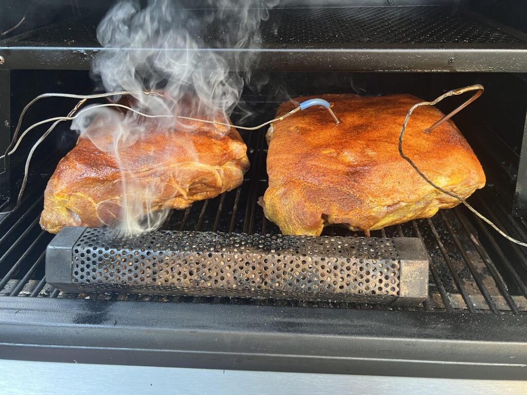 Smoked a pork shoulder today!