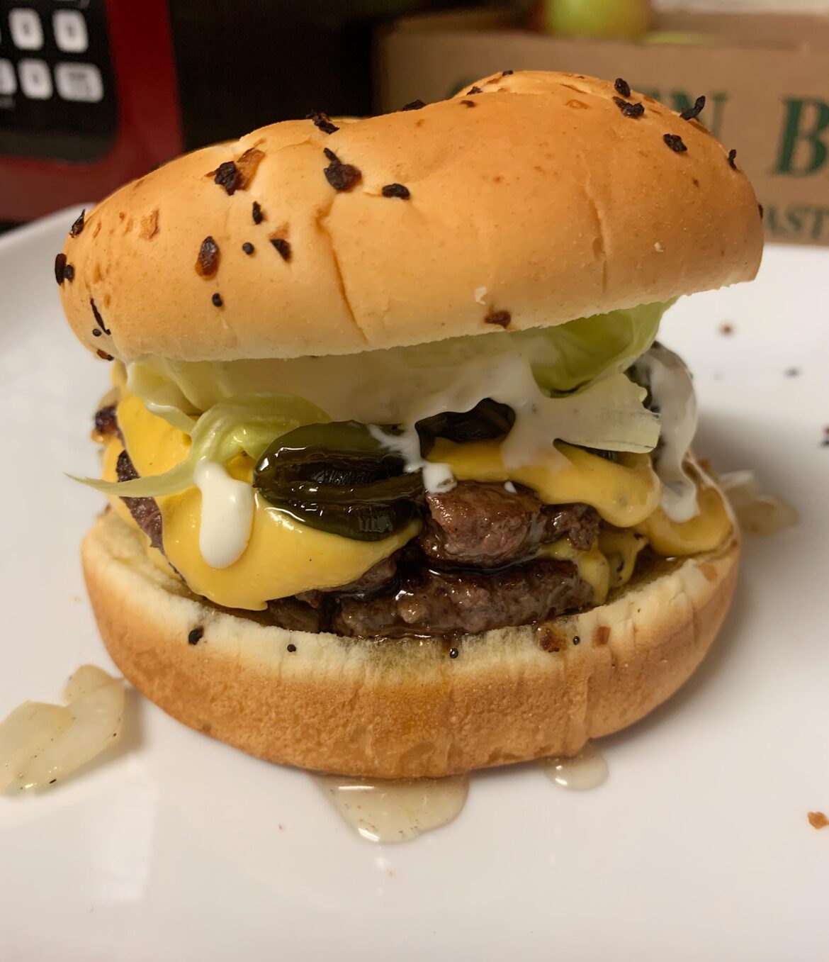 Cheeseburgers in the Cast Iron