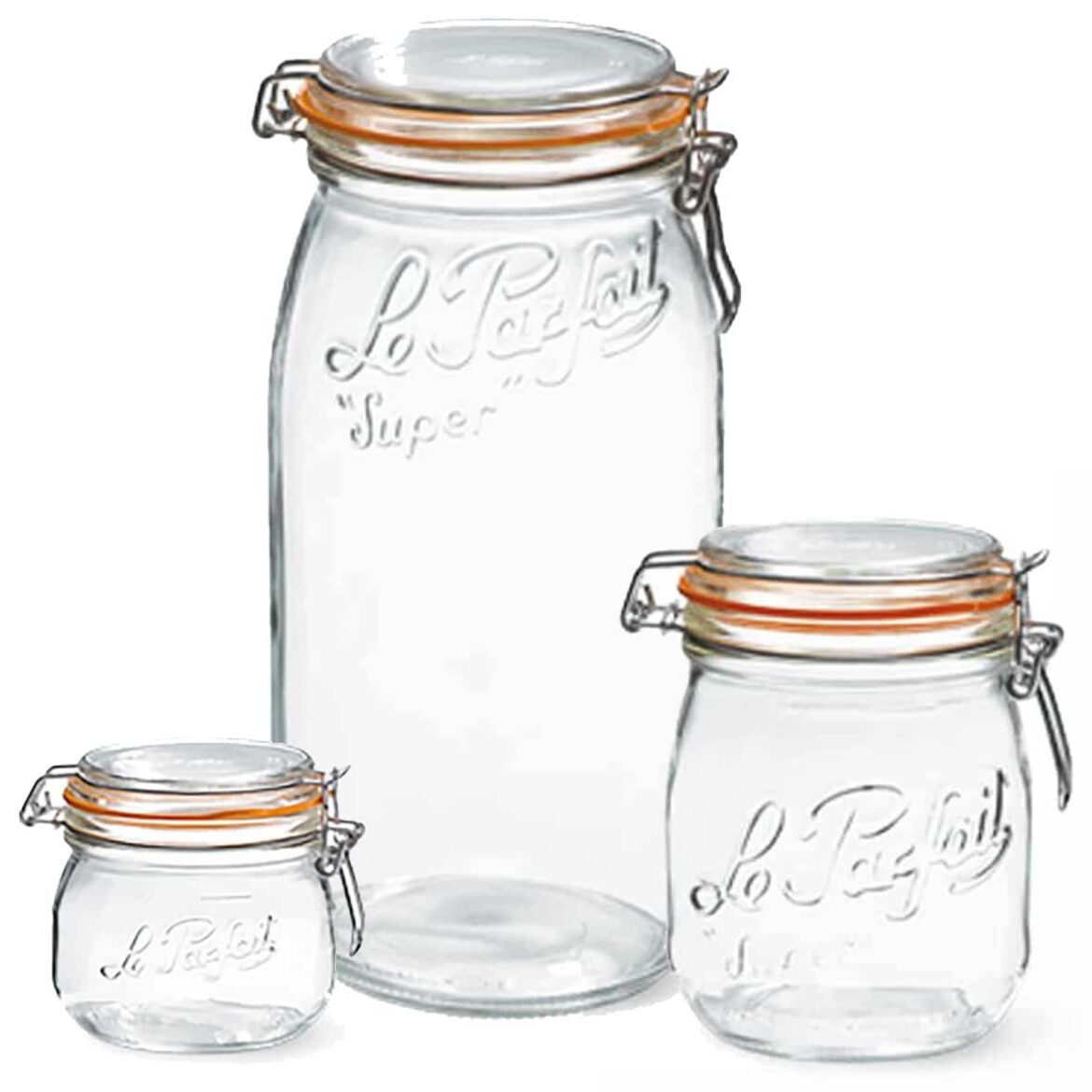 Can I dry can flour in le Parfait jars? They have an aluminium closing system that you do not remove.