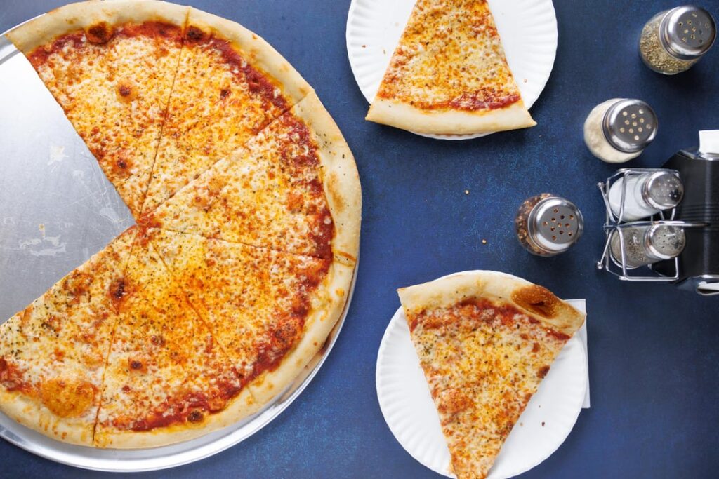 Homemade XL NY style pizza