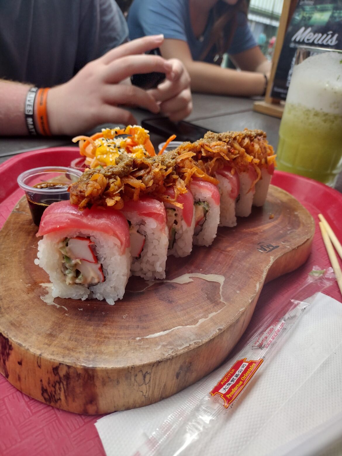 Seen in Costa Rica, Slab of tree.