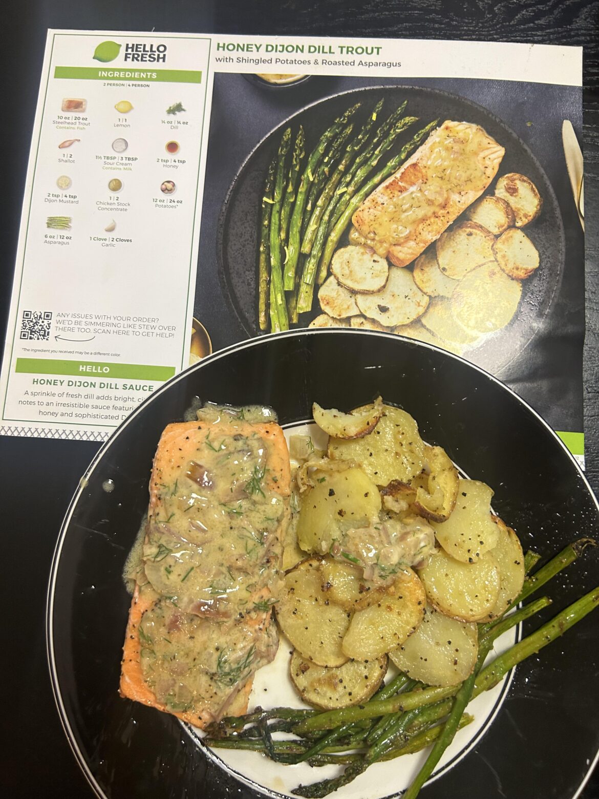 Honey Dijon Dill Trout 4/5