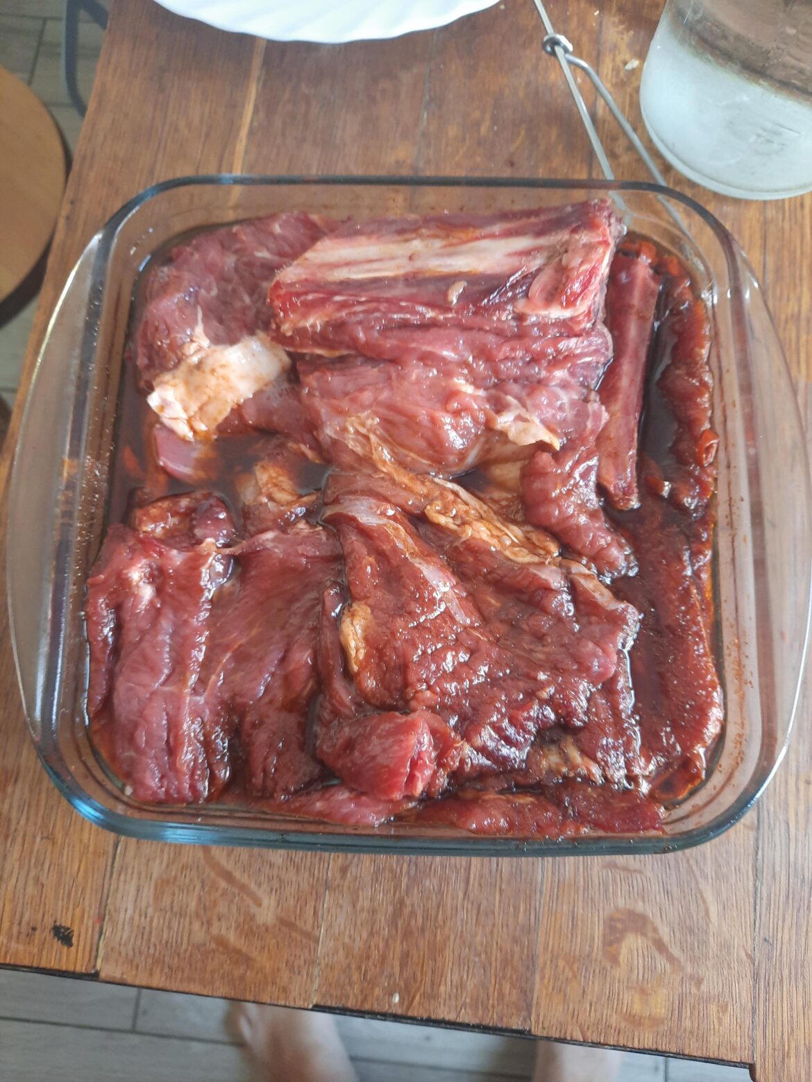 It's difficult to get a proper cut of ribs for Kalbi in Central Europe